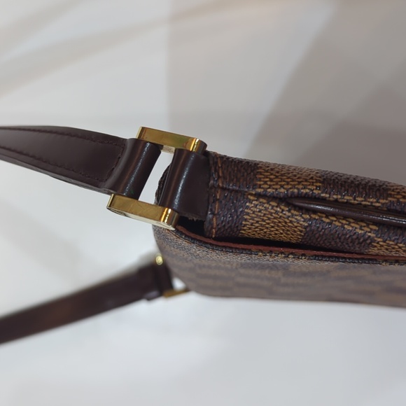 ✨ LOUIS VUITTON Musette Salsa Damier Ebene Crossbody Bag - Picture 10 of 15